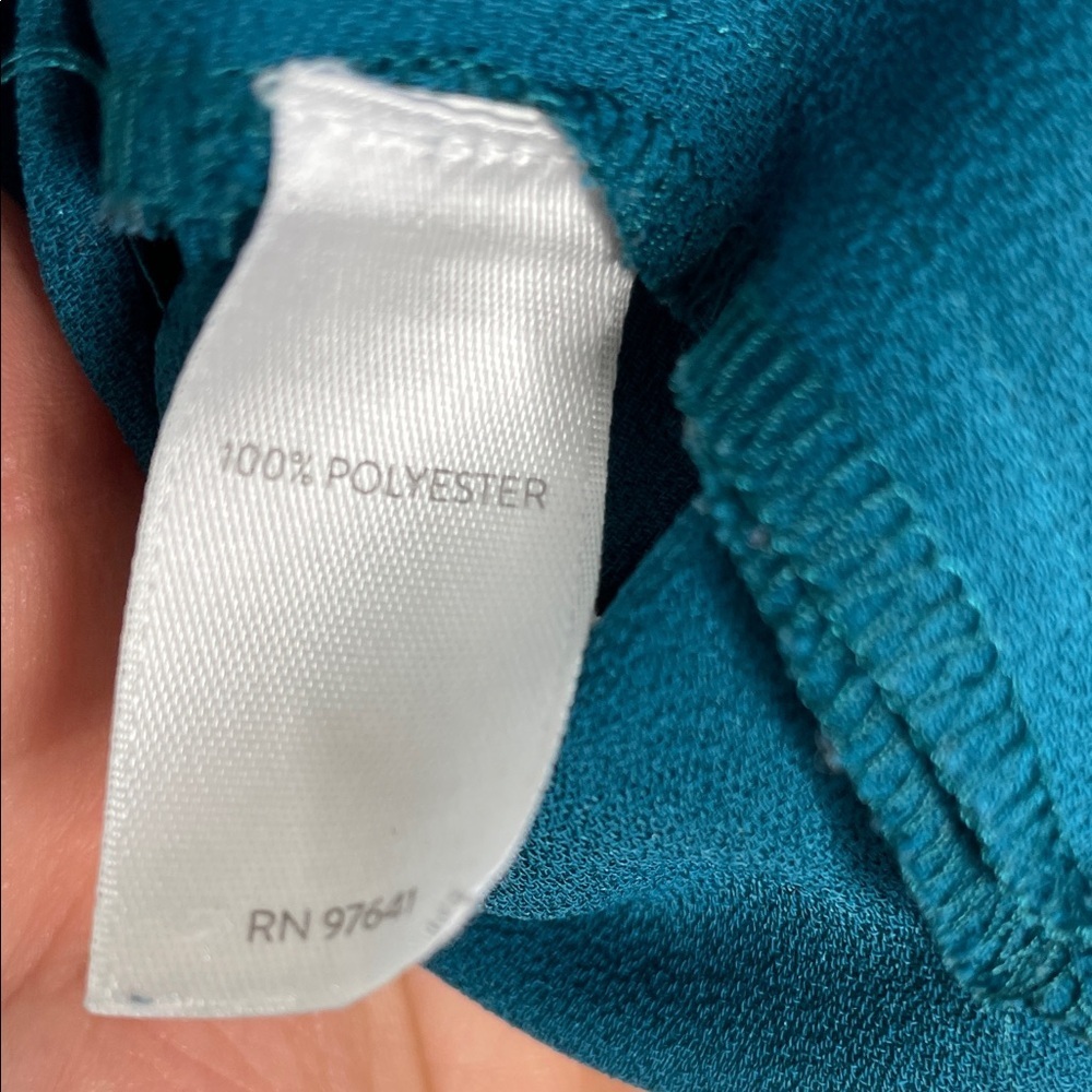 J. Jill Turquoise Blouse - Picture 10 of 10